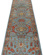3x16 Blue and Multicolor Anatolian Traditional Runner