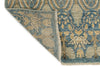 3x12 Blue and Ivory Anatolian Tribal Rug