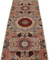 2x18 Green and Multicolor Turkish Tribal Runner