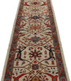 3x14 Ivory and Light Blue Anatolian Traditional Runner