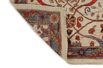 3x14 Ivory and Light Blue Anatolian Traditional Runner