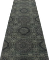 3x11 Gray and  Light Gray Turkish Oushak Runner