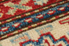 4x6 Light Blue and Ivory Kazak Tribal Rug