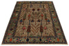4x6 Gray and Brown Anatolian Traditional Rug