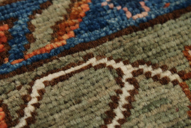 4x6 Gray and Brown Anatolian Traditional Rug