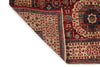 4x6 Red and Ivory Turkish Tribal Rug