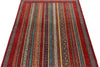 4x6 Multicolor and Multicolor Turkish Tribal Rug
