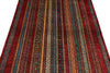 4x6 Multicolor and Multicolor Turkish Tribal Rug