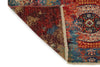 4x6 Red and Multicolor Turkish Tribal Rug