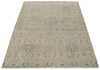 4x6 Gray and Ivory Turkish Oushak Rug