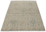 4x6 Gray and Ivory Turkish Oushak Rug