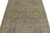 4x6 Gray and Ivory Turkish Oushak Rug