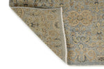 4x6 Gray and Ivory Turkish Oushak Rug