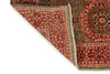 4x6 Green and Red Turkish Tribal Rug