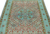 4x6 Light Blue and Multicolor Turkish Tribal Rug