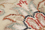5x7 Light Blue and Ivory Turkish Silk Rug