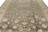 9x12 Light Blue and Ivory Turkish Silk Rug