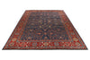 10x14 Navy and Red Anatolian Traditional Rug