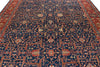 10x14 Navy and Red Anatolian Traditional Rug