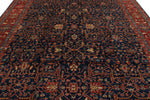 10x14 Navy and Red Anatolian Traditional Rug