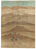 10x13 Gray and Multicolor Anatolian Traditional Rug