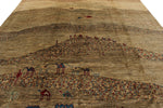 10x13 Gray and Multicolor Anatolian Traditional Rug