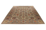 10x13 Light Brown and Multicolor Anatolian Traditional Rug