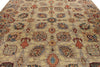 10x13 Light Brown and Multicolor Anatolian Traditional Rug