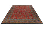 10x14 Red and Navy Anatolian Traditional Rug