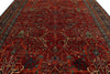 10x14 Red and Navy Anatolian Traditional Rug