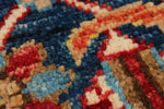 10x14 Red and Navy Anatolian Traditional Rug