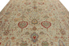 10x14 Ivory and Ivory Turkish Oushak Rug