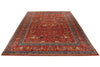 10x13 Red and Multicolor Anatolian Traditional Rug