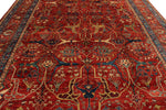 10x13 Red and Multicolor Anatolian Traditional Rug