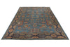 10x14 Light Blue and Multicolor Anatolian Traditional Rug