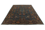 10x14 Light Blue and Multicolor Anatolian Traditional Rug