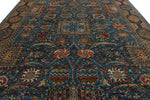 10x14 Light Blue and Multicolor Anatolian Traditional Rug