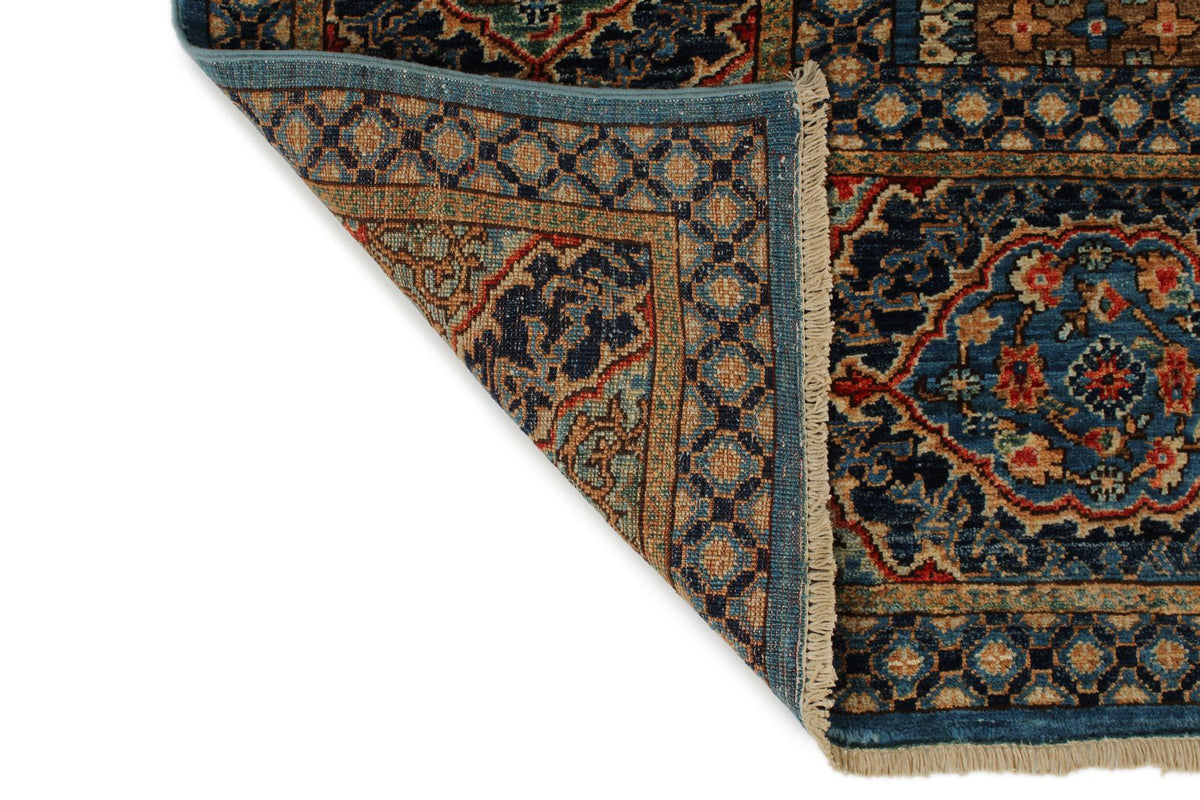 10x14 Light Blue and Multicolor Anatolian Traditional Rug