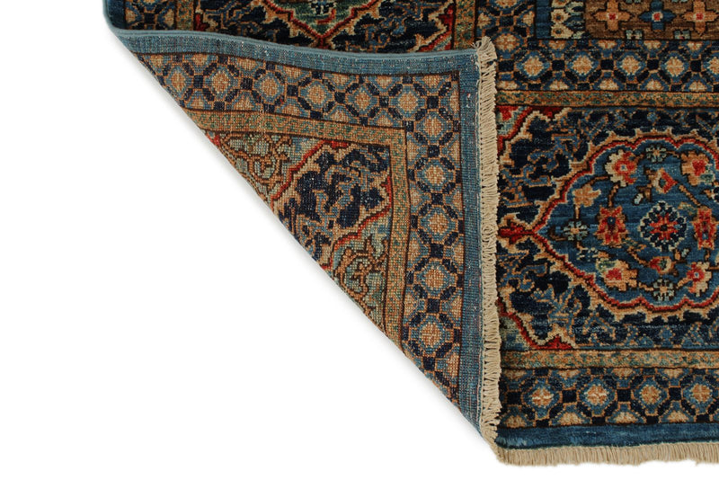 10x14 Light Blue and Multicolor Anatolian Traditional Rug