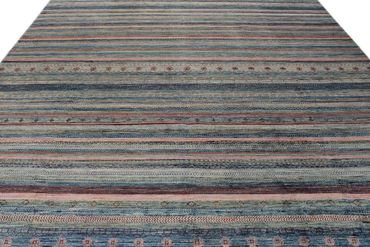 10x14 Multicolor and Multicolor Anatolian Traditional Rug