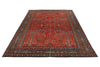 10x14 Red and Navy Anatolian Traditional Rug