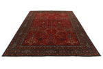 10x14 Red and Navy Anatolian Traditional Rug