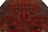 10x14 Red and Navy Anatolian Traditional Rug