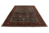 10x14 Rust and Navy Anatolian Traditional Rug