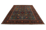 10x14 Rust and Navy Anatolian Traditional Rug