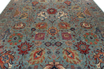10x14 Light Blue and Multicolor Anatolian Traditional Rug