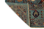 10x14 Light Blue and Multicolor Anatolian Traditional Rug