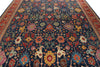 10x14 Navy and Red Anatolian Traditional Rug