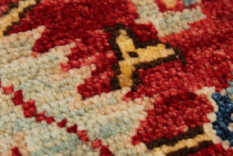 10x14 Red and Multicolor Anatolian Traditional Rug
