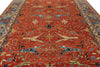 10x14 Rust and Light Blue Anatolian Traditional Rug